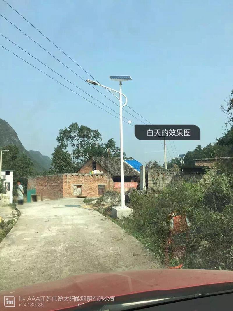 贵州都匀新农村建设太阳能路灯安装案例