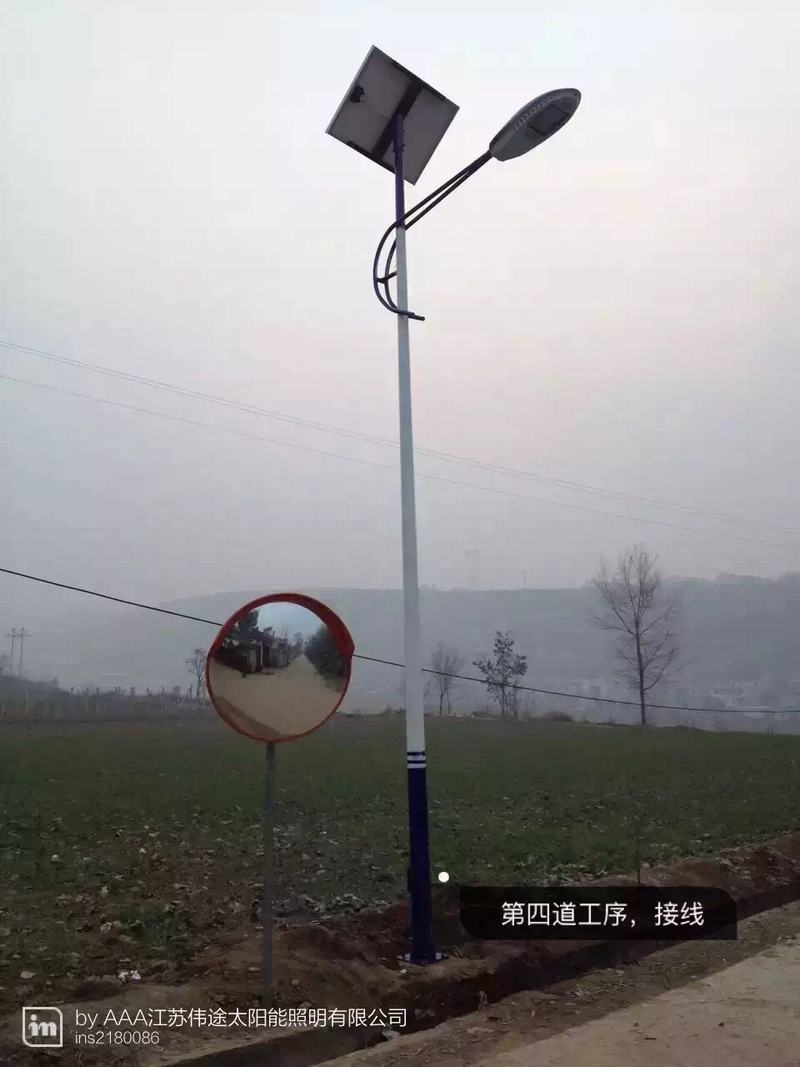 山西吕梁新农村建设太阳能路灯案例